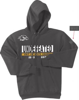 Champs - Fleece Pullover Hooded Sweatshirt, Charcoal